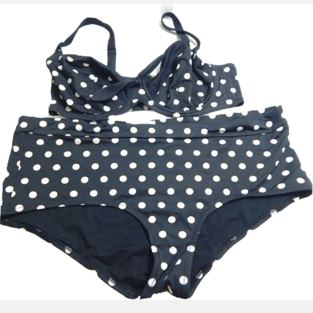 Swimsuits for All Polka Dot Bikini